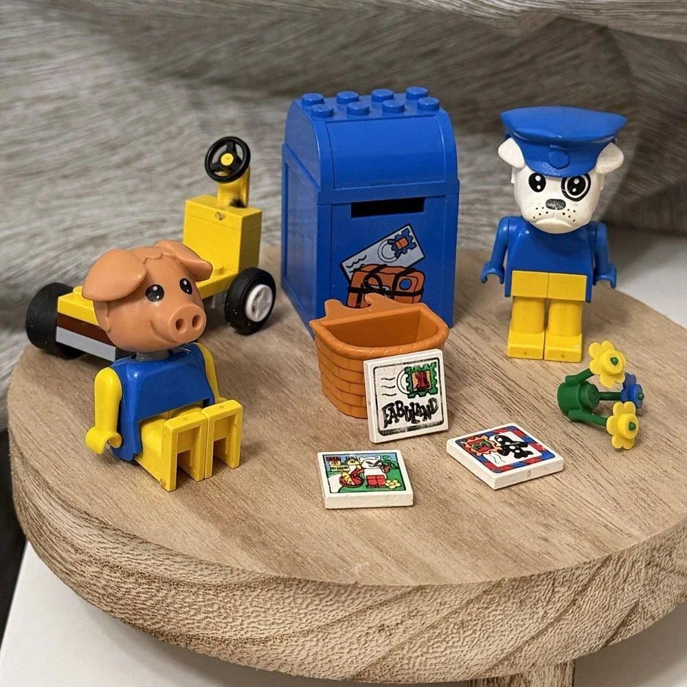 LEGO FABULAND: Boris Bulldog Percy Pig Vintage VTG Set 1980's